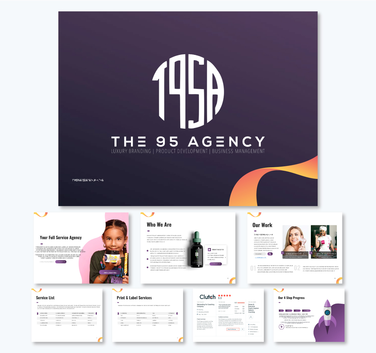 Agency Pitch Deck Examples - The 95