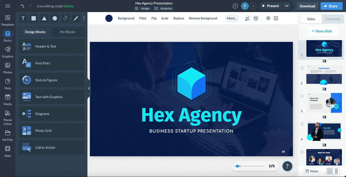 Agency pitch deck - Align The Design with Your Brand 