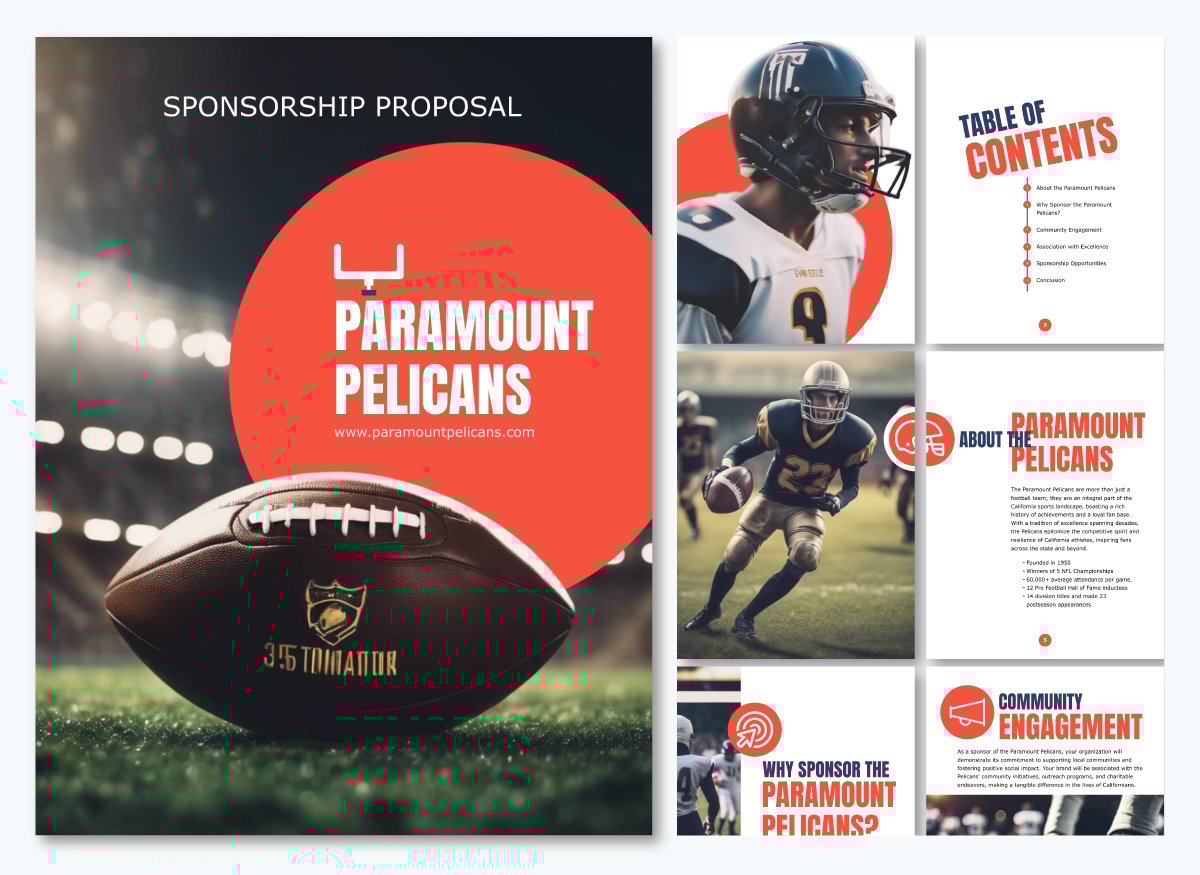 Football Sponsorship Proposal Template
