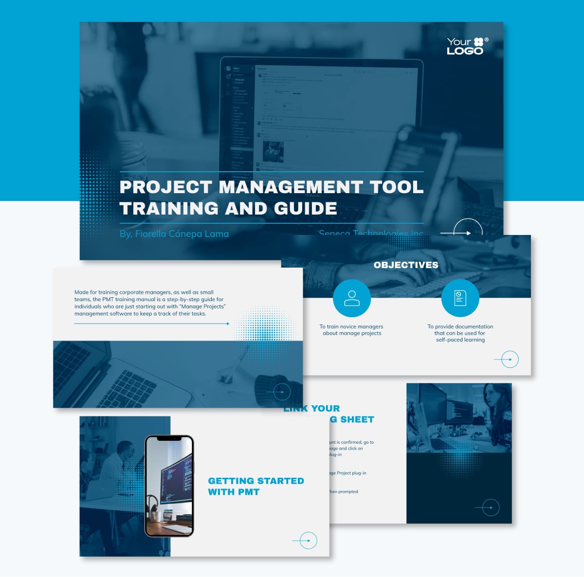 presentation slides - Project Management Tool Training Presentation Template