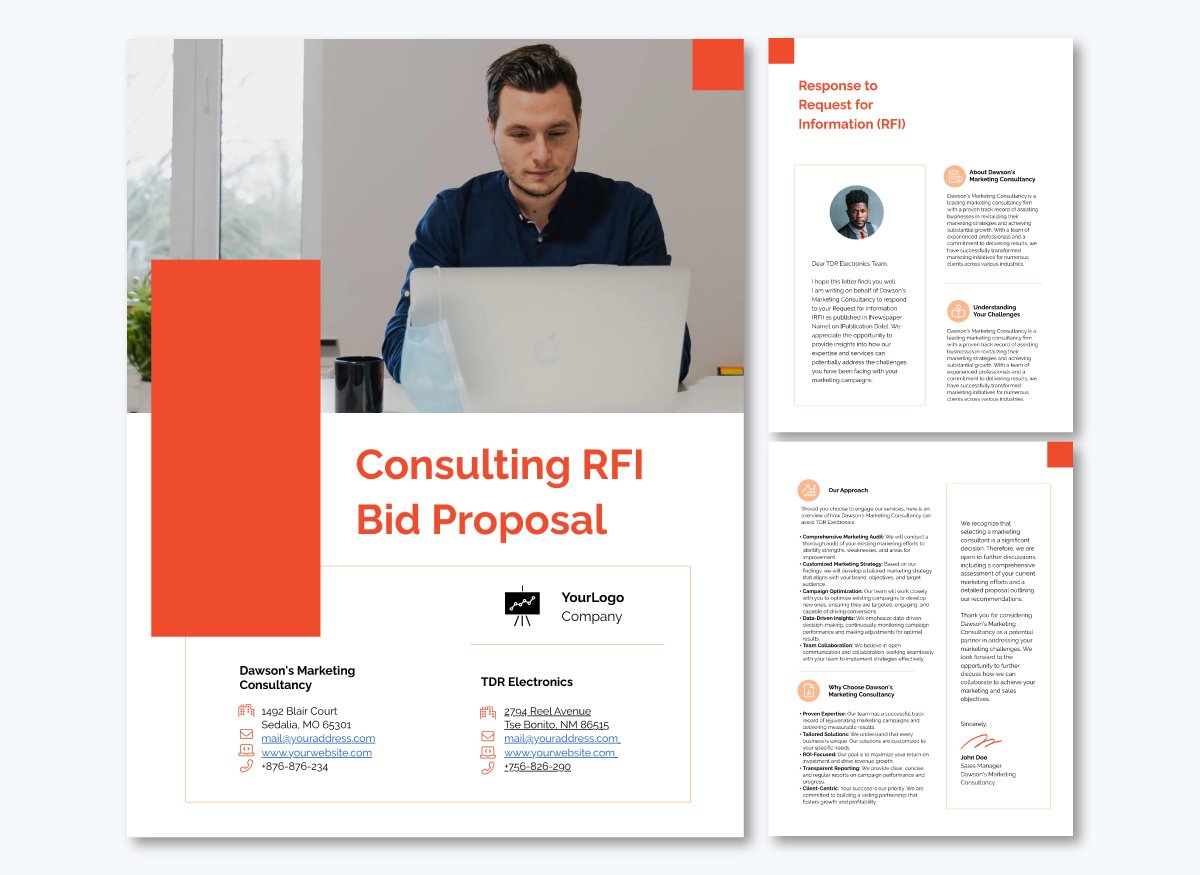 Consulting RFI bid proposal