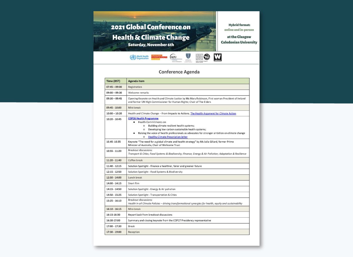 Real-Life Conference Agenda Examples