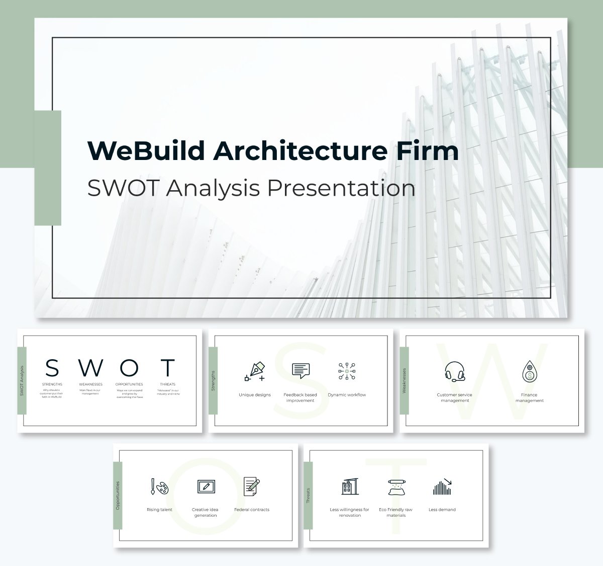 Engineering SWOT Analysis Presentation Template