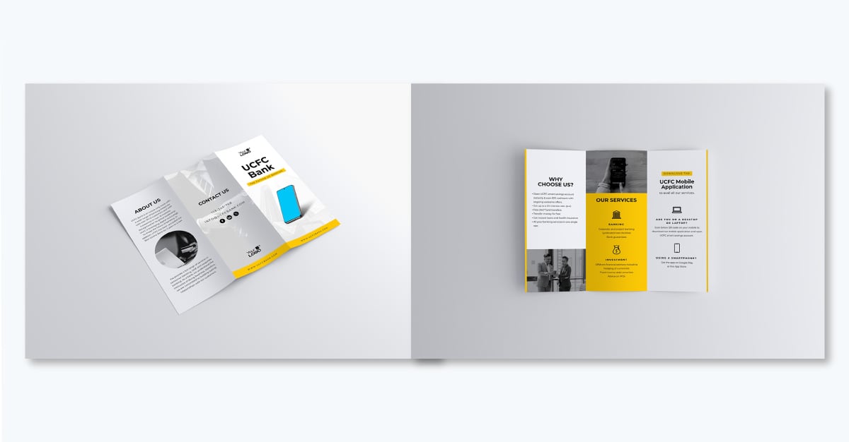 brochure examples and templates - Online Bank Brochure Template