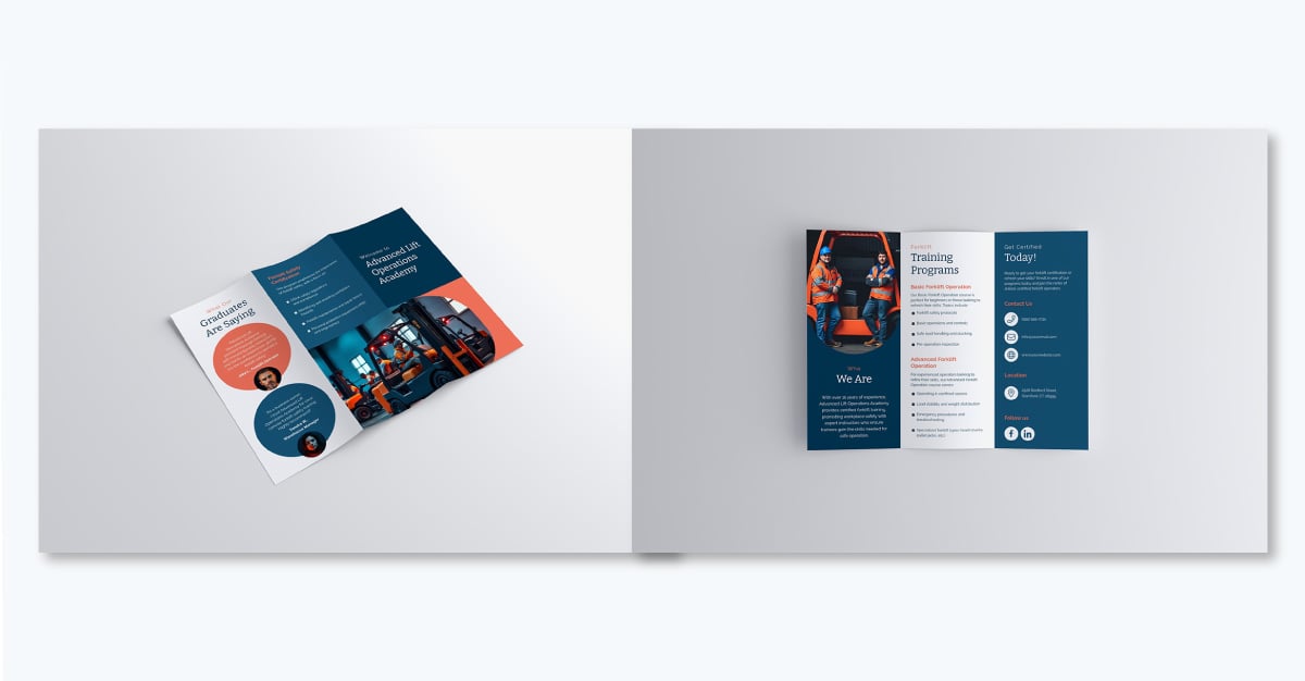 brochure examples and templates - Training Program Brochure Template