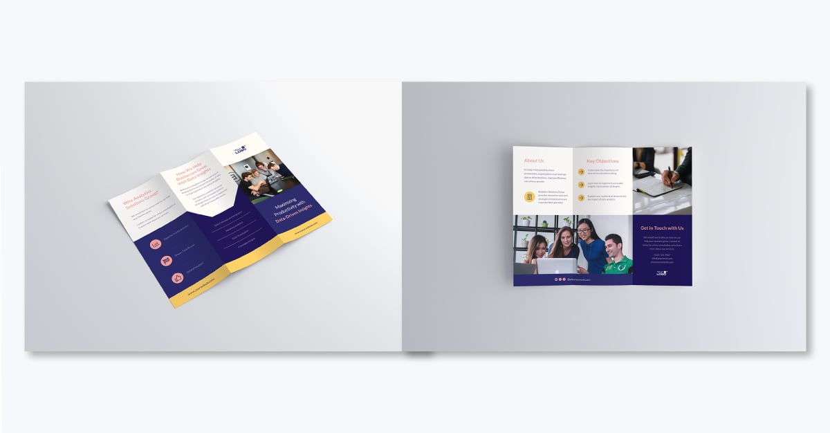 brochure examples and templates - Presentation Handout Brochure Template 