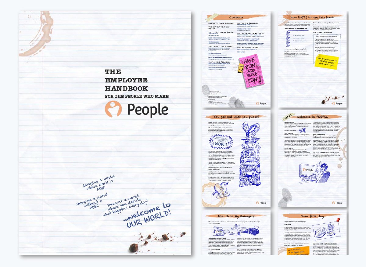 Employee handbook example - People HR