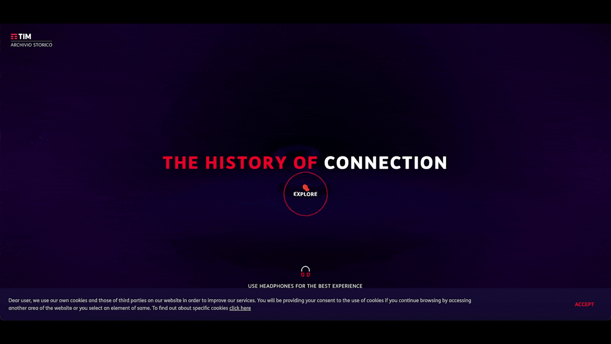 interactive content - an example of an interactive timeline