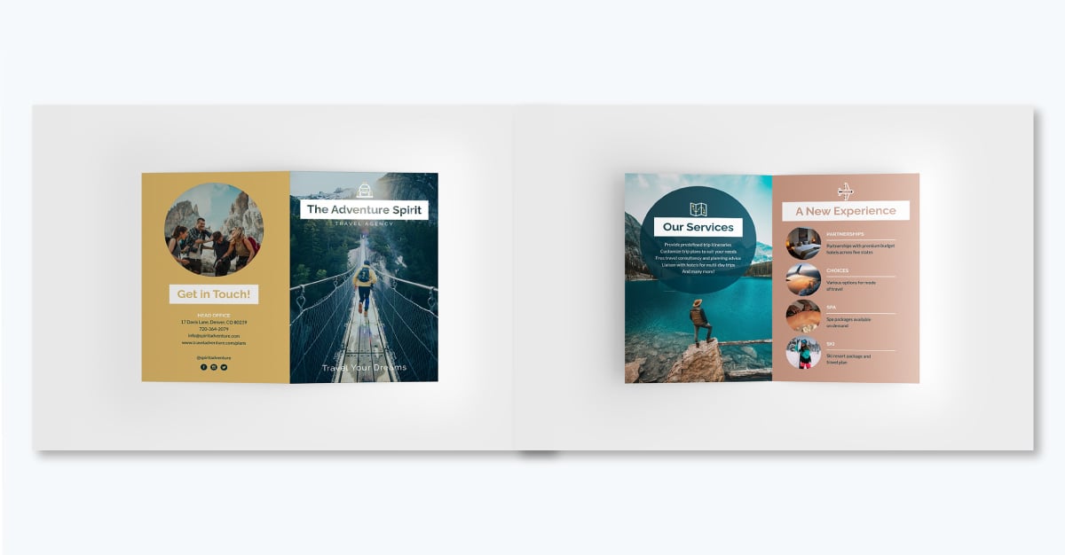 brochure examples and templates- Travel Brochure Template