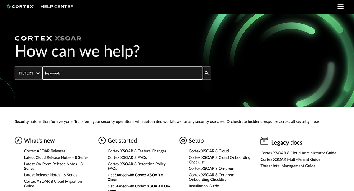 Cortex XSOAR SOAR Platform