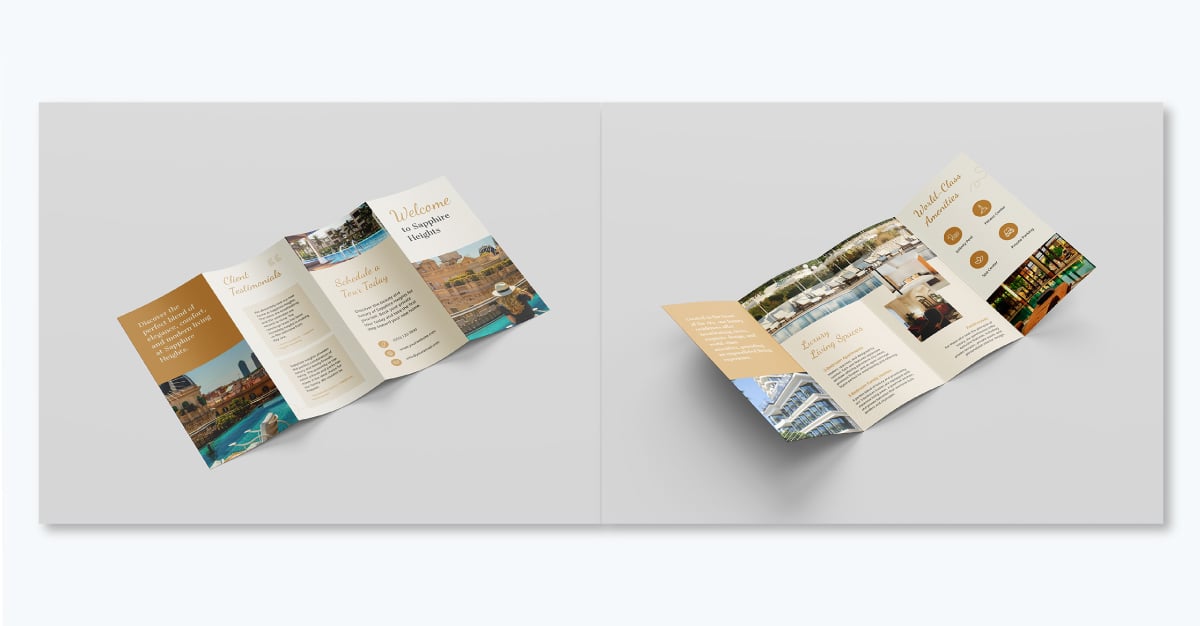 brochure examples and templates- Property Listing Brochure Template