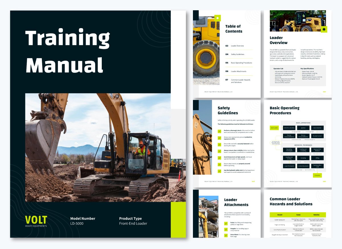 Heavy Equipment Training Manual