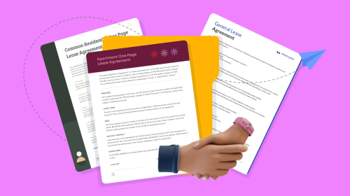 One Page Lease Agreement: How to Write It + Templates | Visme