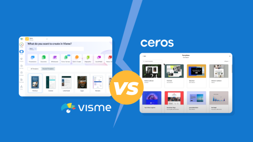 Best Ceros Alternative for 2025: Visme vs. Ceros Comparison Guide