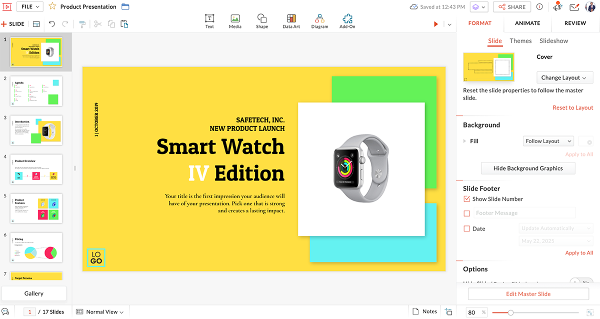 Powerpoint alternatives - Zoho Show