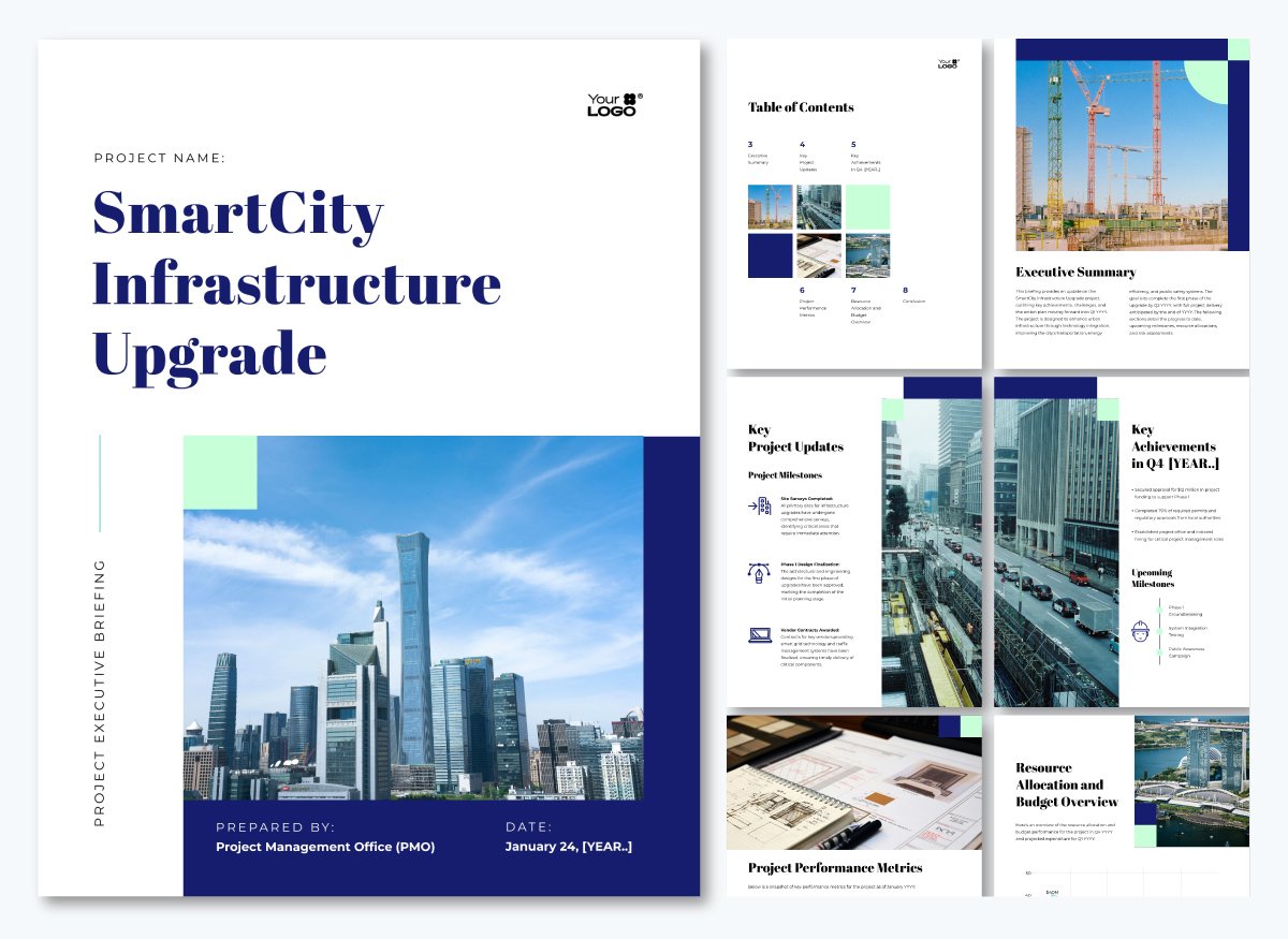 Project Executive Briefing Report Template