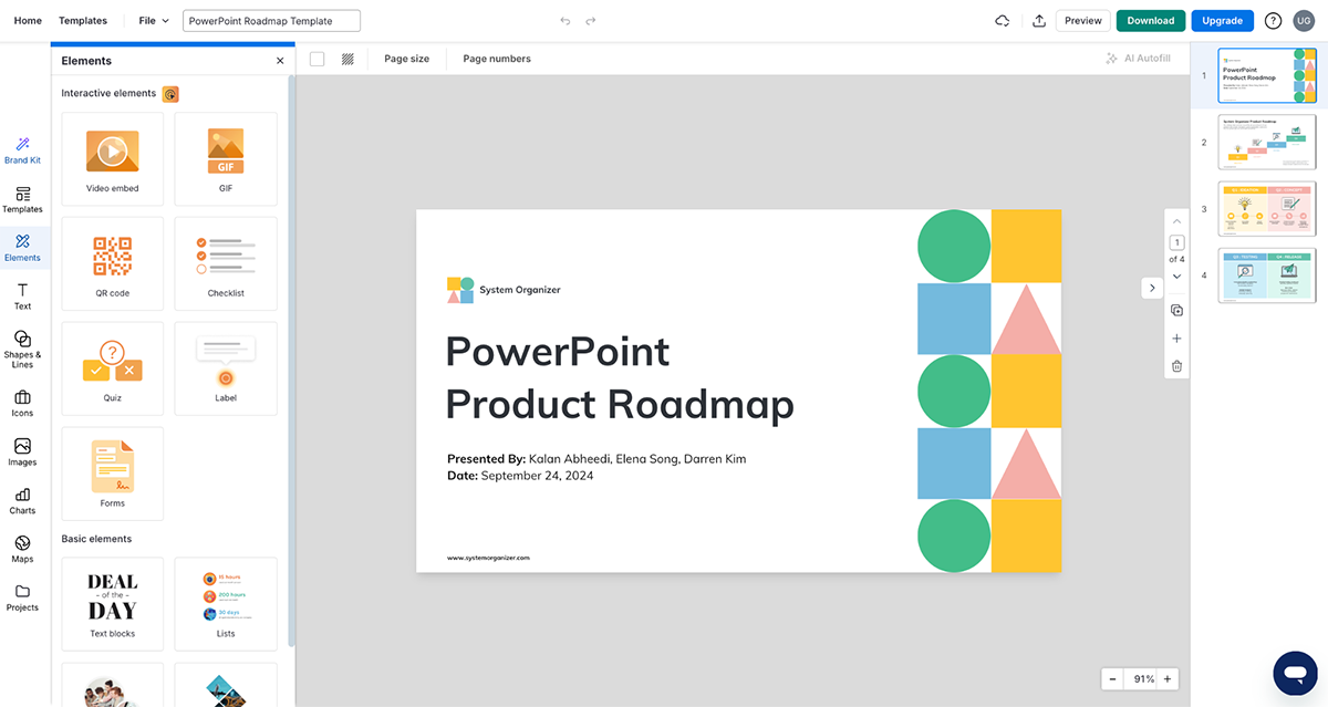 Powerpoint alternatives - Venngage