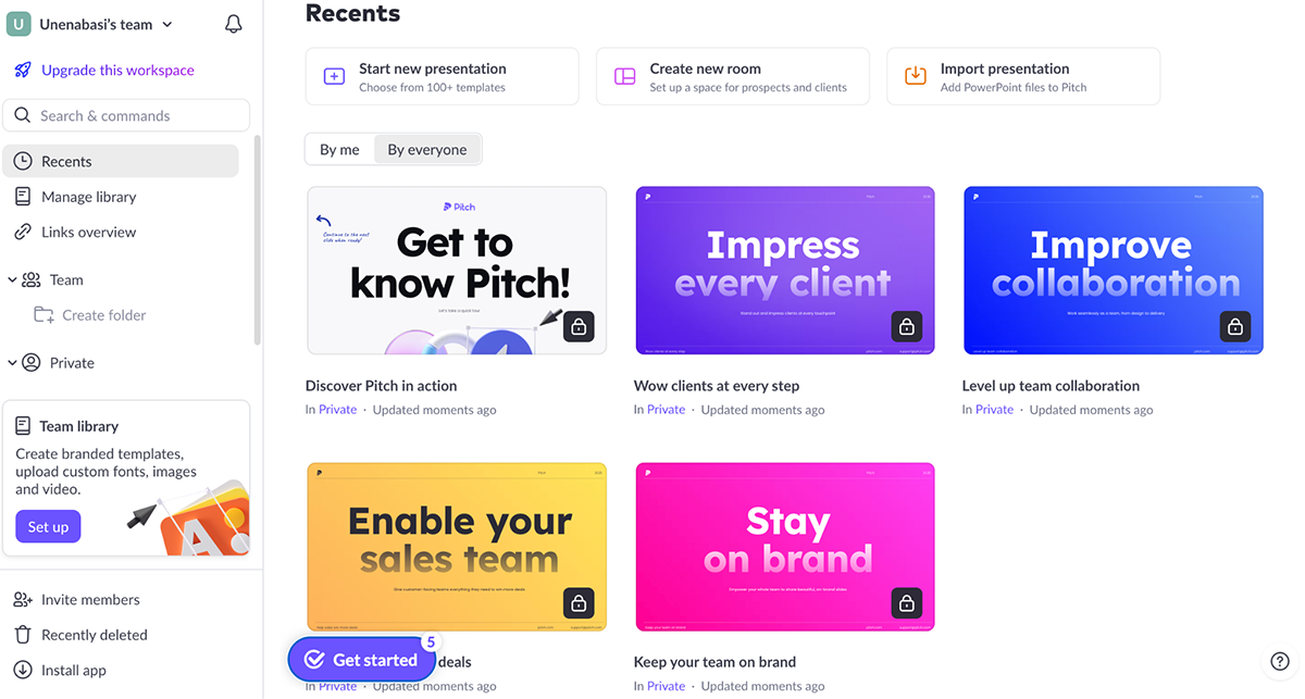 Powerpoint alternatives - Pitch