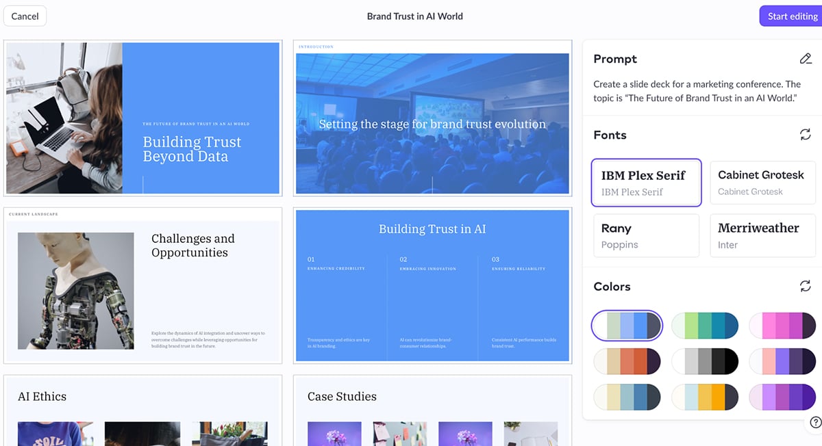 Powerpoint alternatives - Pitch