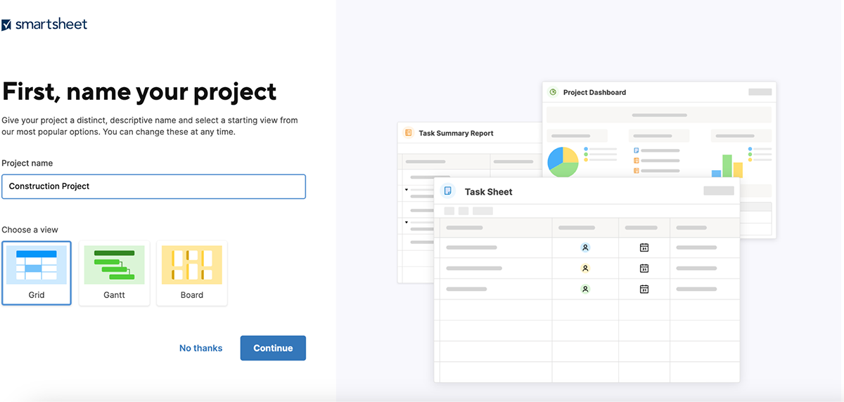 Smartsheet Gantt Chart