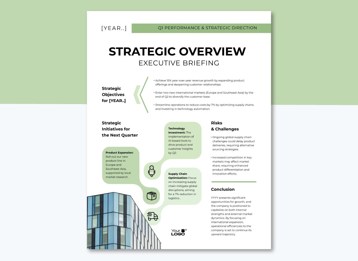 Strategic Overview Executive Briefing