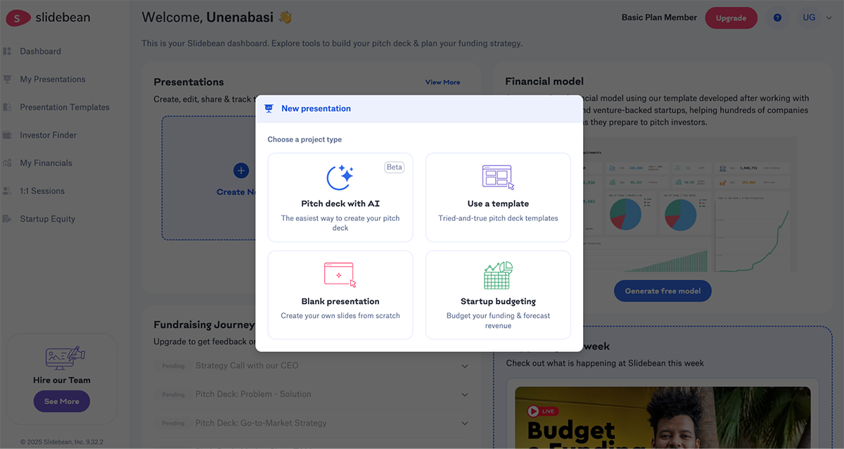 Powerpoint alternatives - Slidebean
