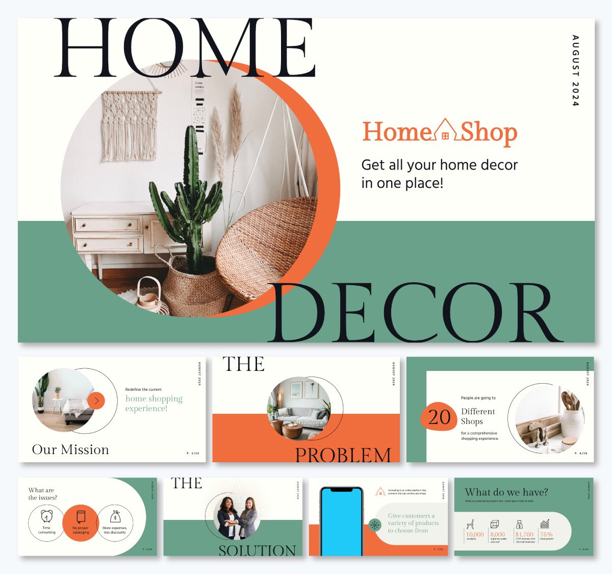 Retail and Ecommerce Pitch Deck Template - Venture Capital Pitch Deck