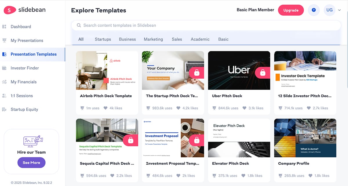 Powerpoint alternatives - Slidebean
