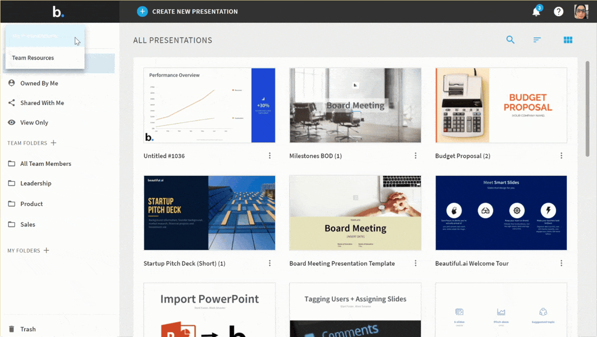 Visme vs. Beautiful.ai: Where Should You Create Your Next Presentation? - Beautiful.ai branding