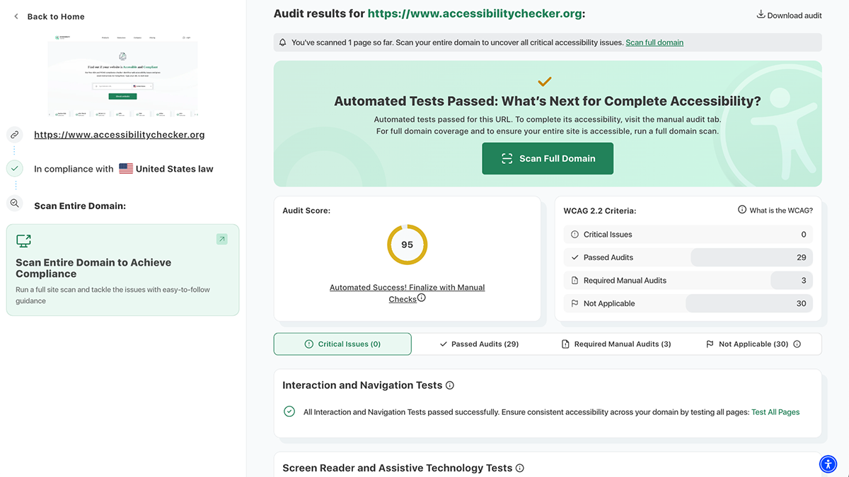 accessibility software - Accessibility Checker