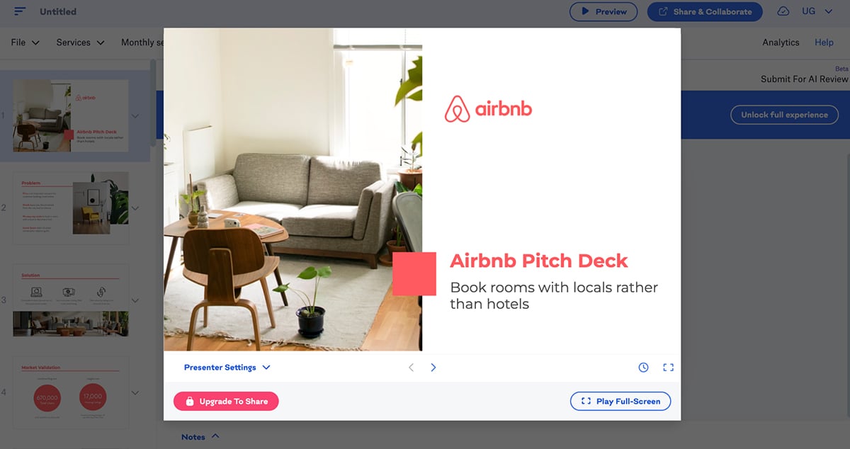 Powerpoint alternatives - Slidebean