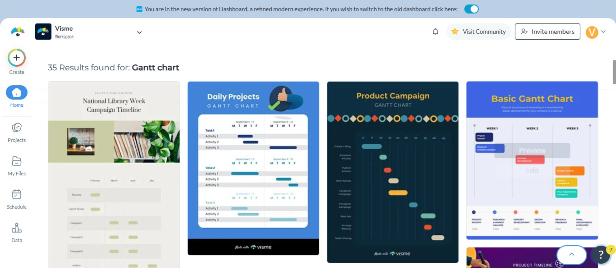 Gantt Chart Templates in Visme