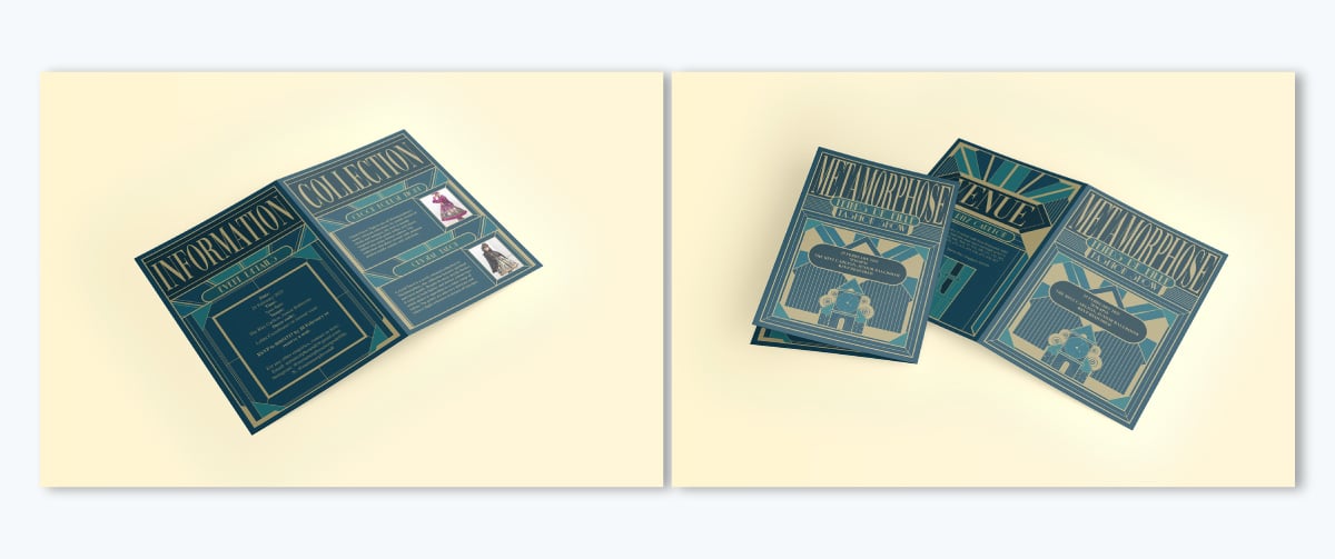 Types of Brochures - Real-Life Example of a French Fold Brochure