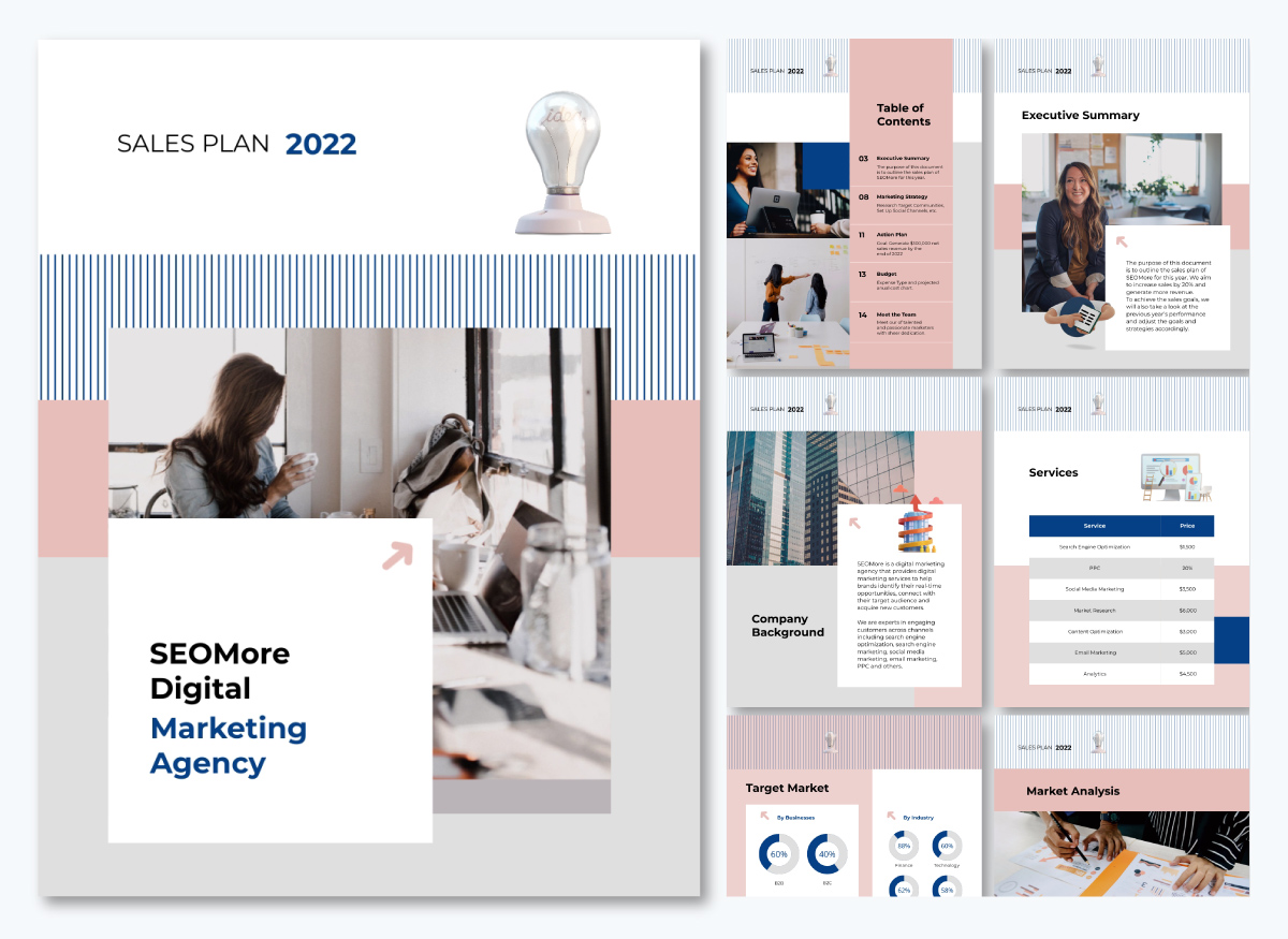 sales plan template - Digital Marketing Agency Sales Plan