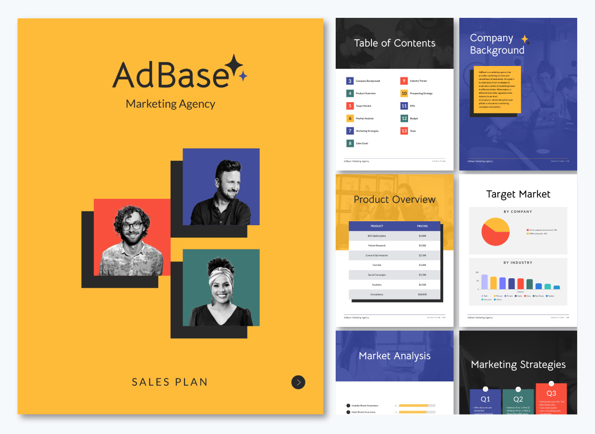 sales plan template - Marketing Agency Sales Plan