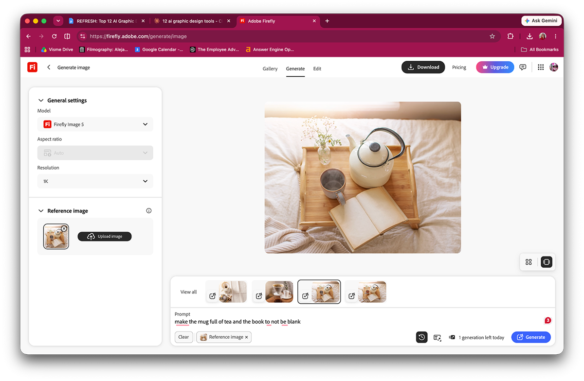 best AI graphic design tools - a design generated with Adobe Firefly