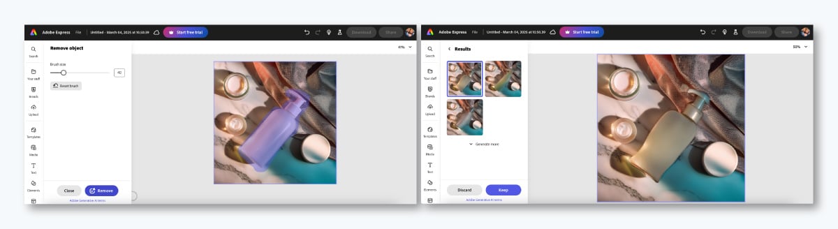best AI graphic design tools - Adobe Express