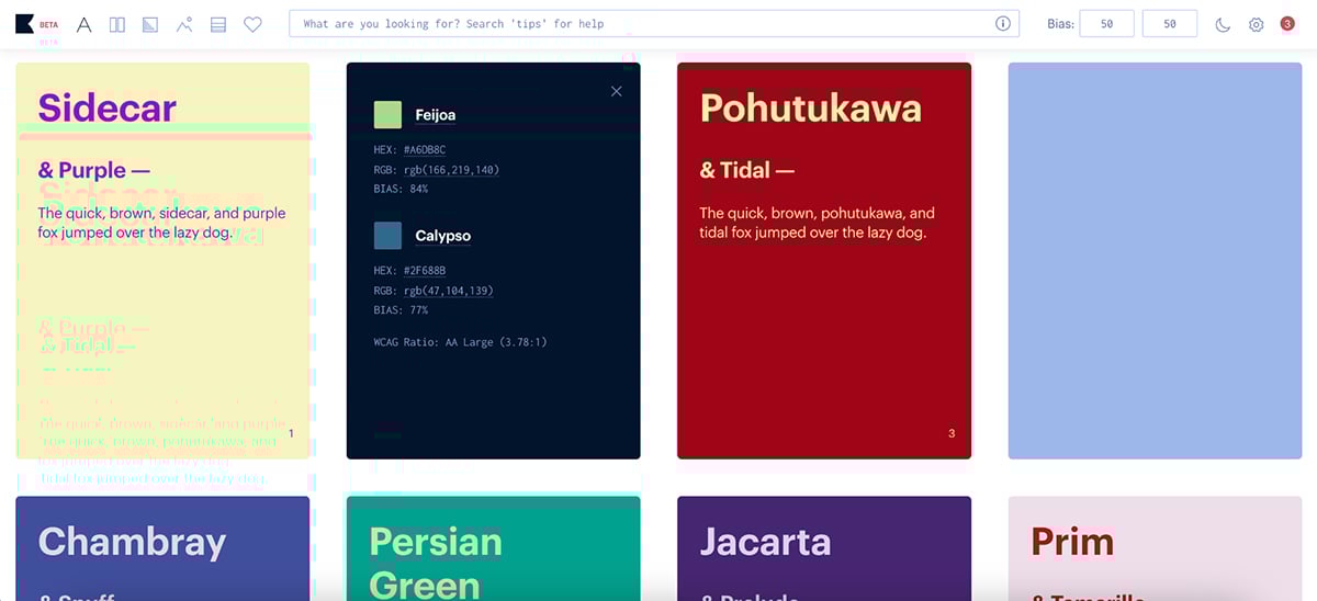 best AI graphic design tools - Khroma