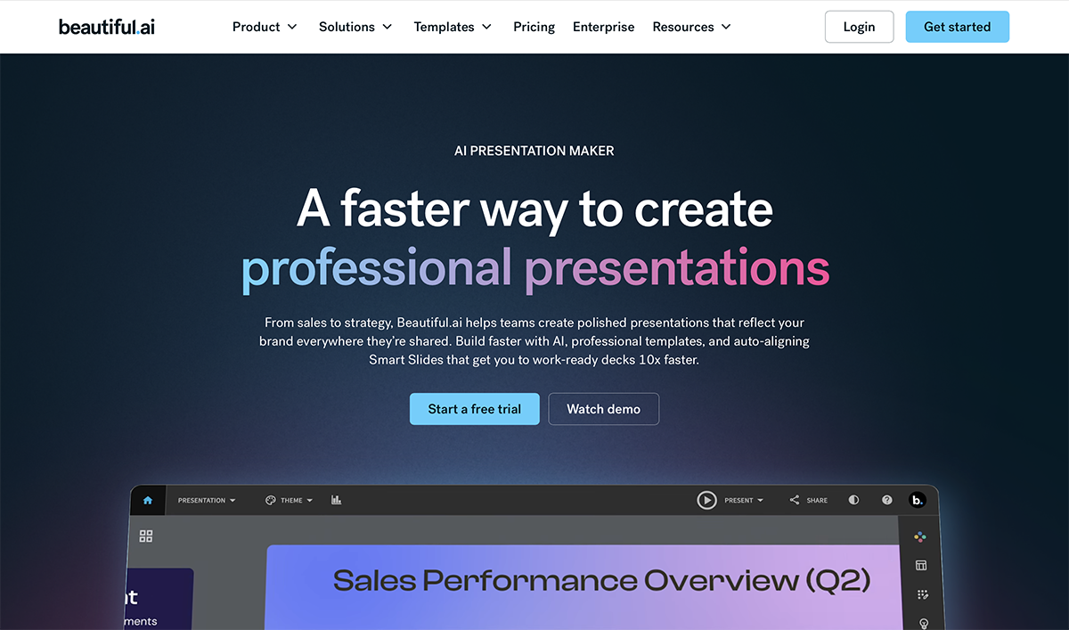 presentation app - Beautiful.ai