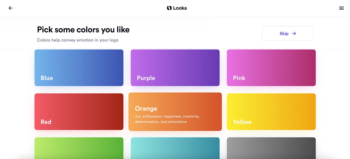 best AI graphic design tools -Looka