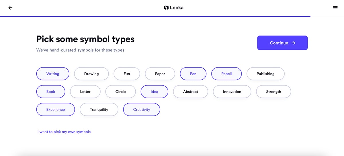 best AI graphic design tools -Looka