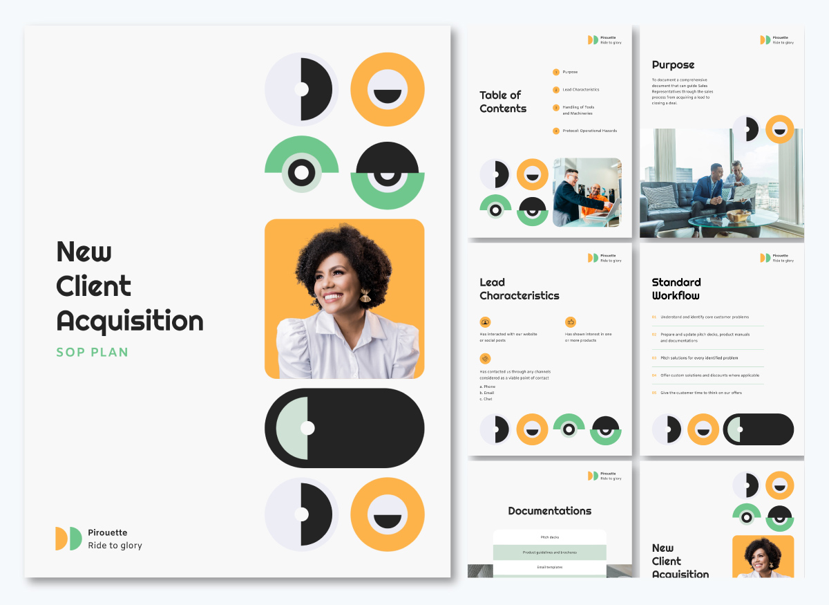 sales plan template - Company Sales SOP Plan