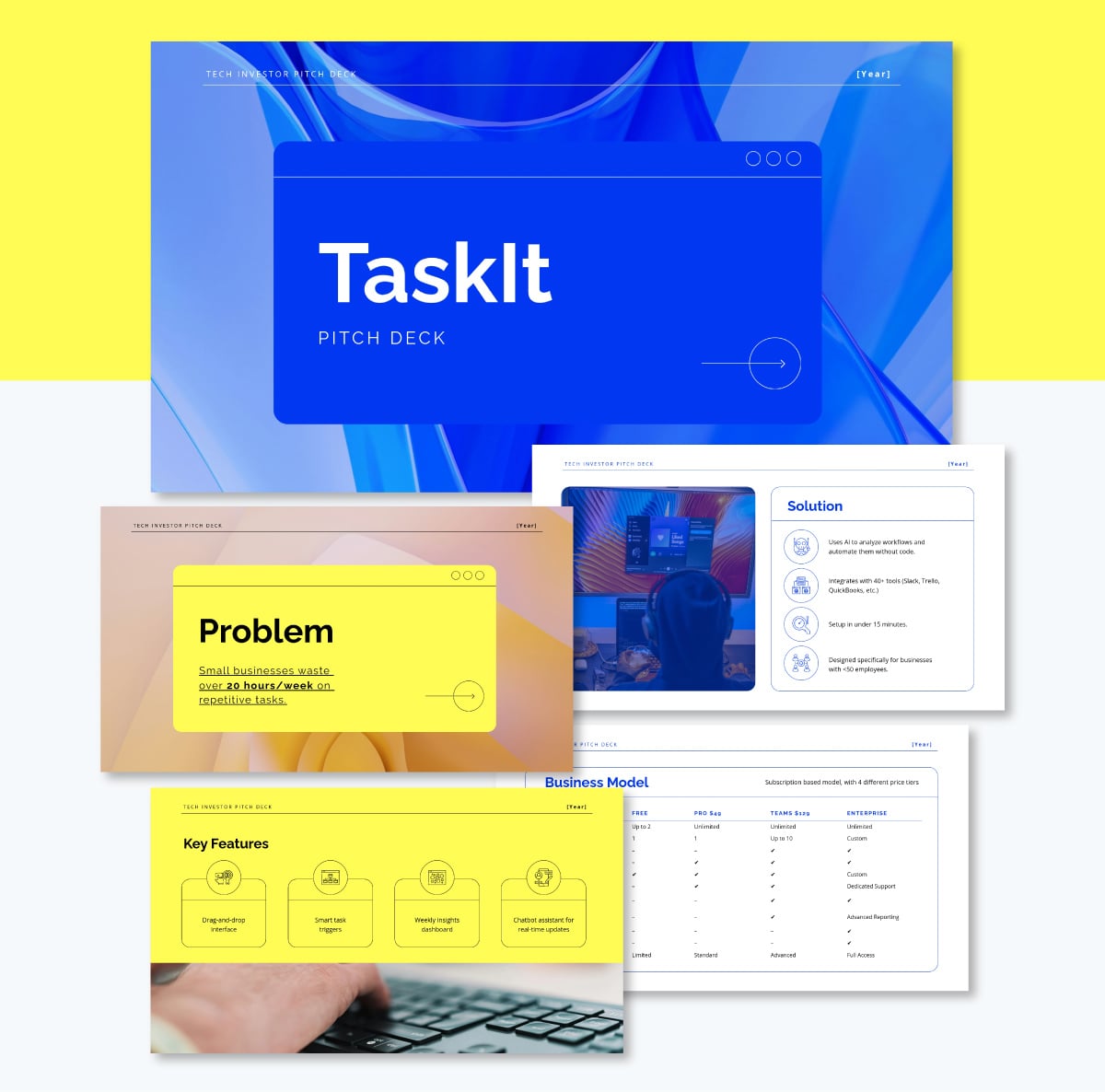 what is a pitch deck - Tech Investor Pitch Deck