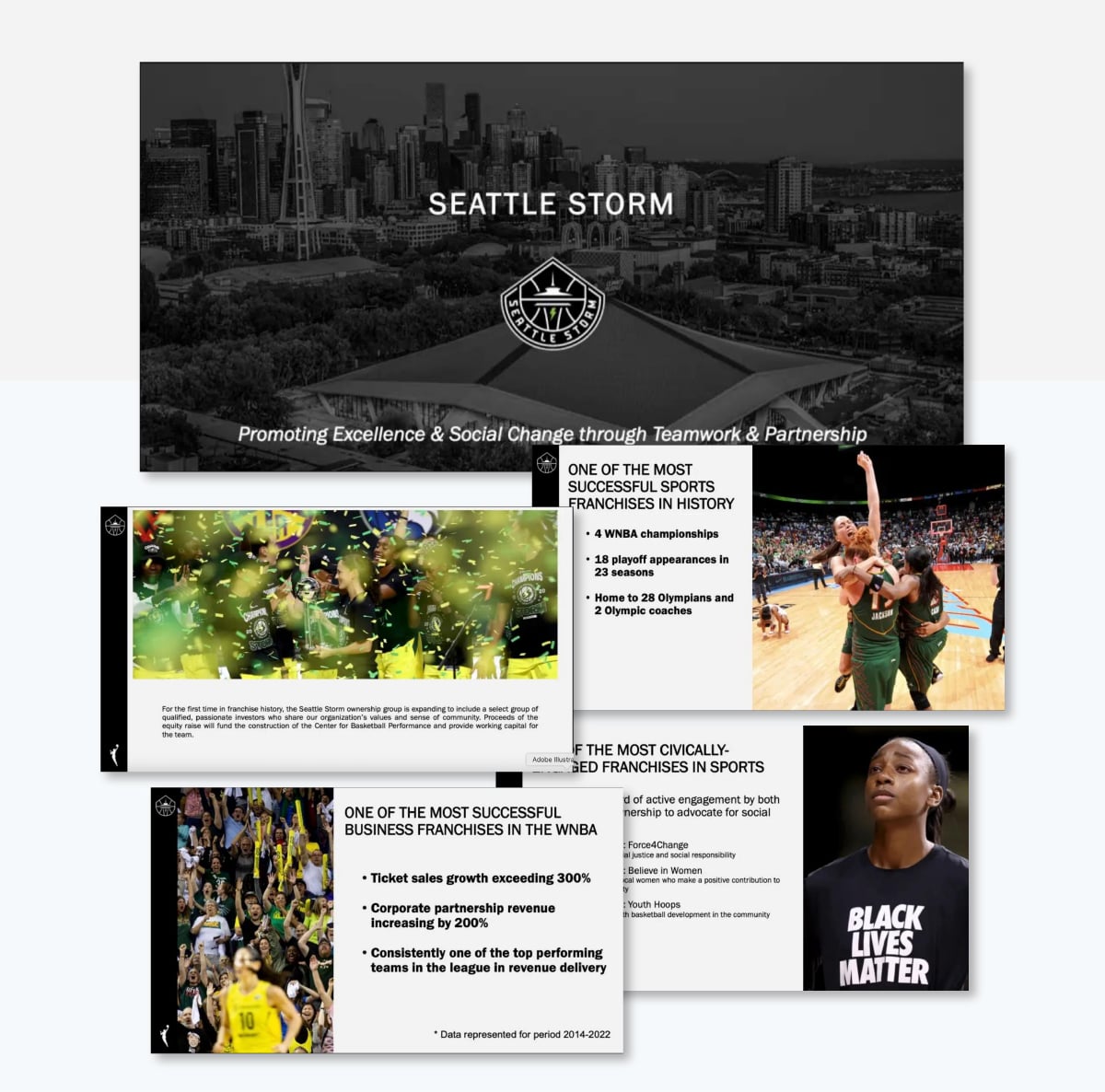 best pitch decks - Seattle Storm Pitch Deck