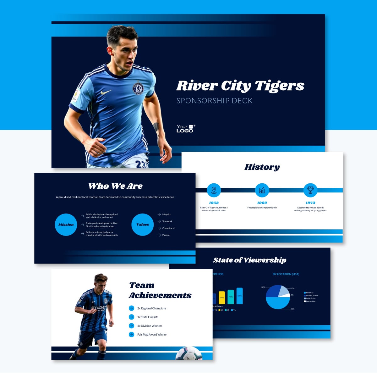 best pitch deck - Local sports team sponsorship presemtation 