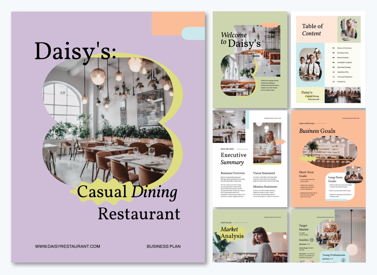 restaurant business plan - Casual Dining Restaurant Business Plan