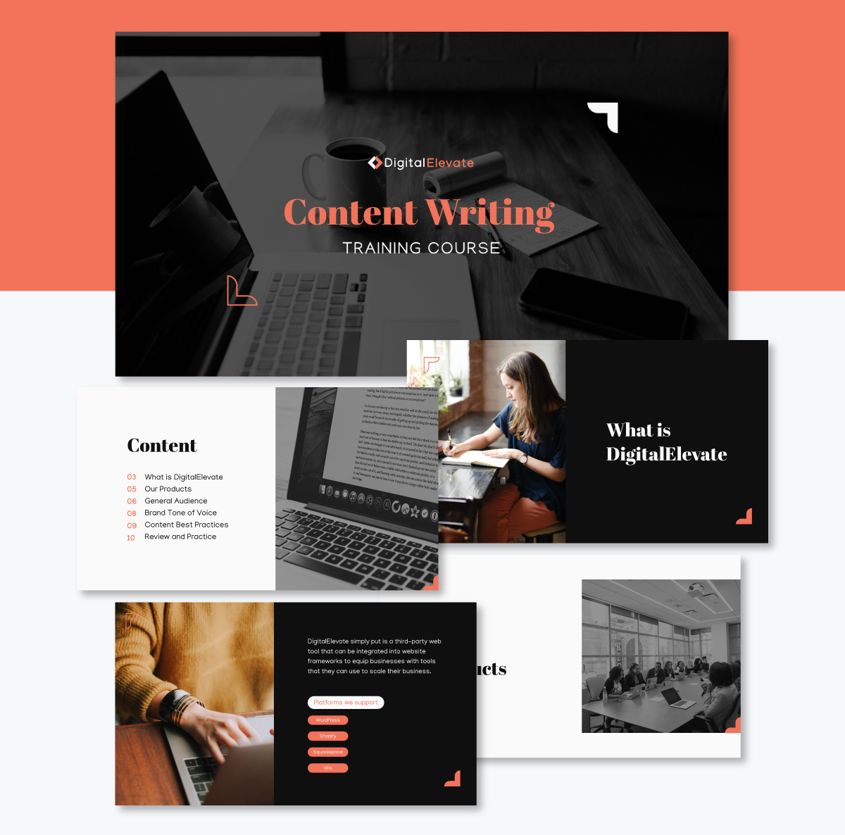 business presentation layout - Training Presentation Layout 