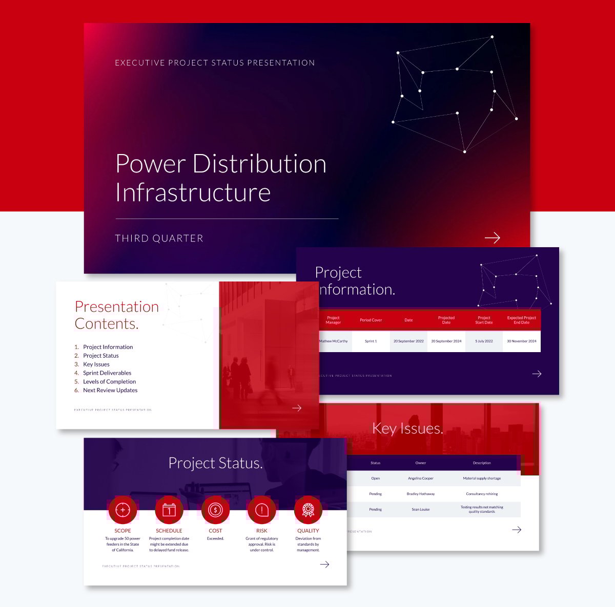 business presentation layout - Project Presentation Layout 