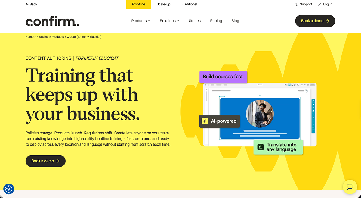 Best Employee Training Software -Create home page 