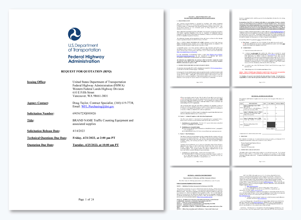 rfp vs rfq - Real-Life Example of an RFP